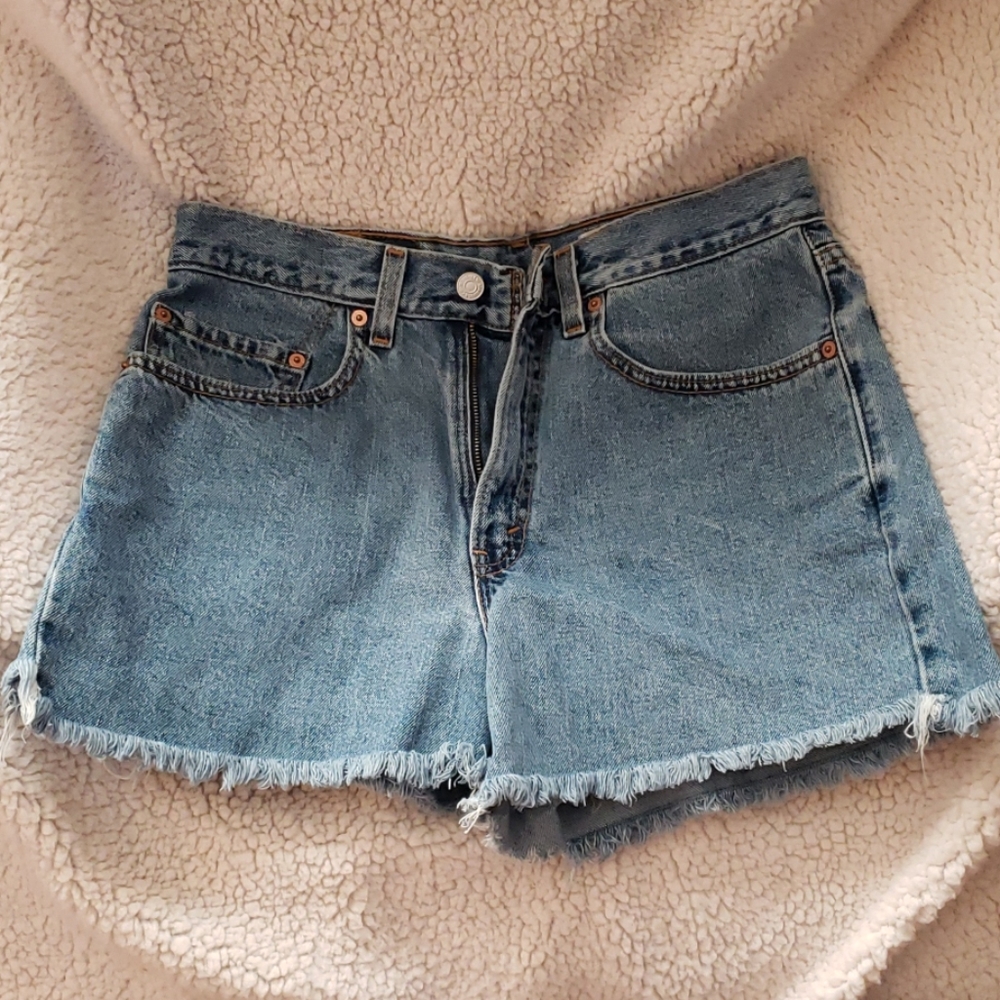 Levi Strauss & Co Distressed Shorts